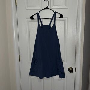 Women's Navy Blue Skort Romper - Large